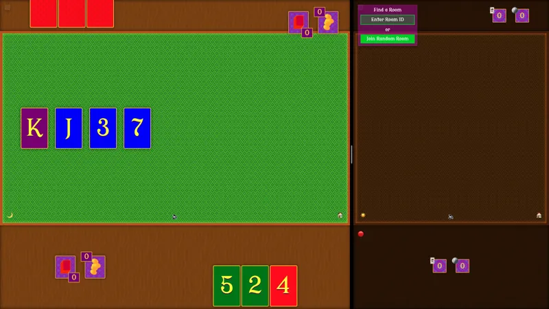 Cuarenta scoring screen with point tallies
