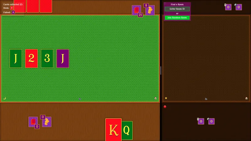 Cuarenta AI opponent gameplay with strategy indicators