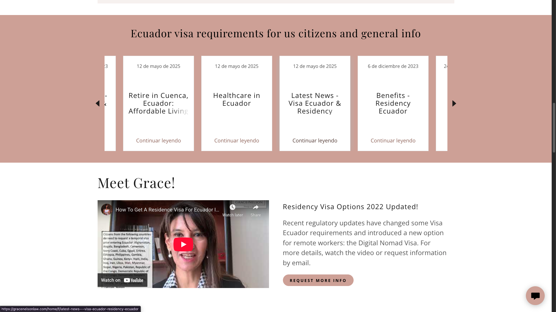 Grace Nelson Law Website